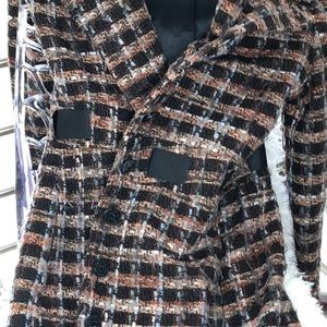 Betsy Johnson Tweed Coat